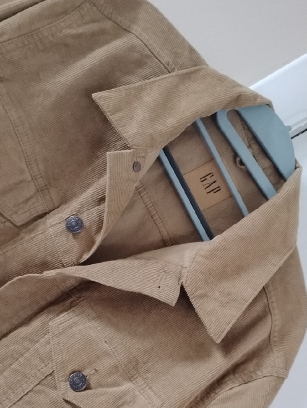 GAP Men's Khaki Corduroy Jacket-Style Pants Look